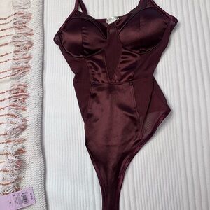 Bozzolo Deep Wine Bodysuit